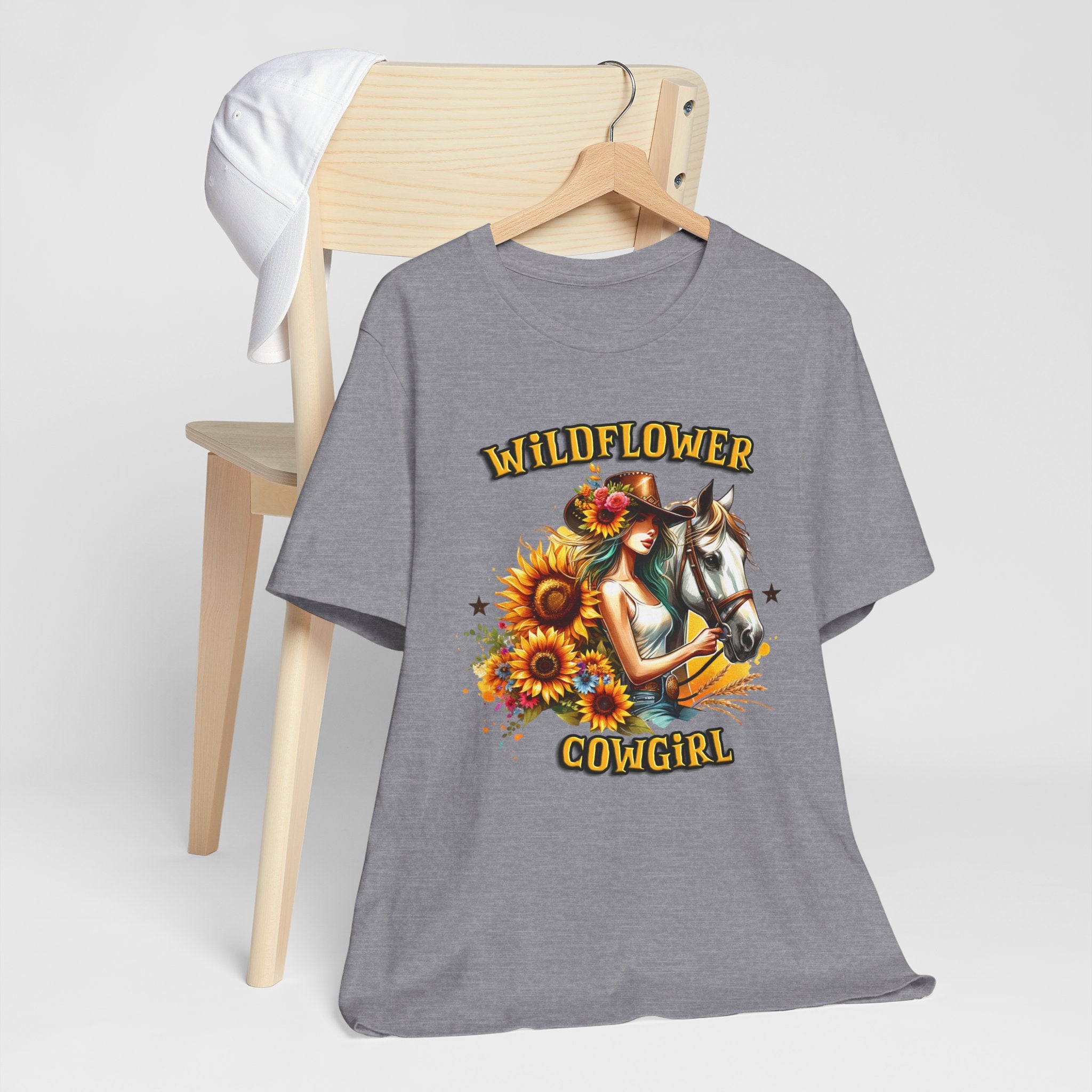 Western Wildflower Girl Jersey Short Sleeve Tee