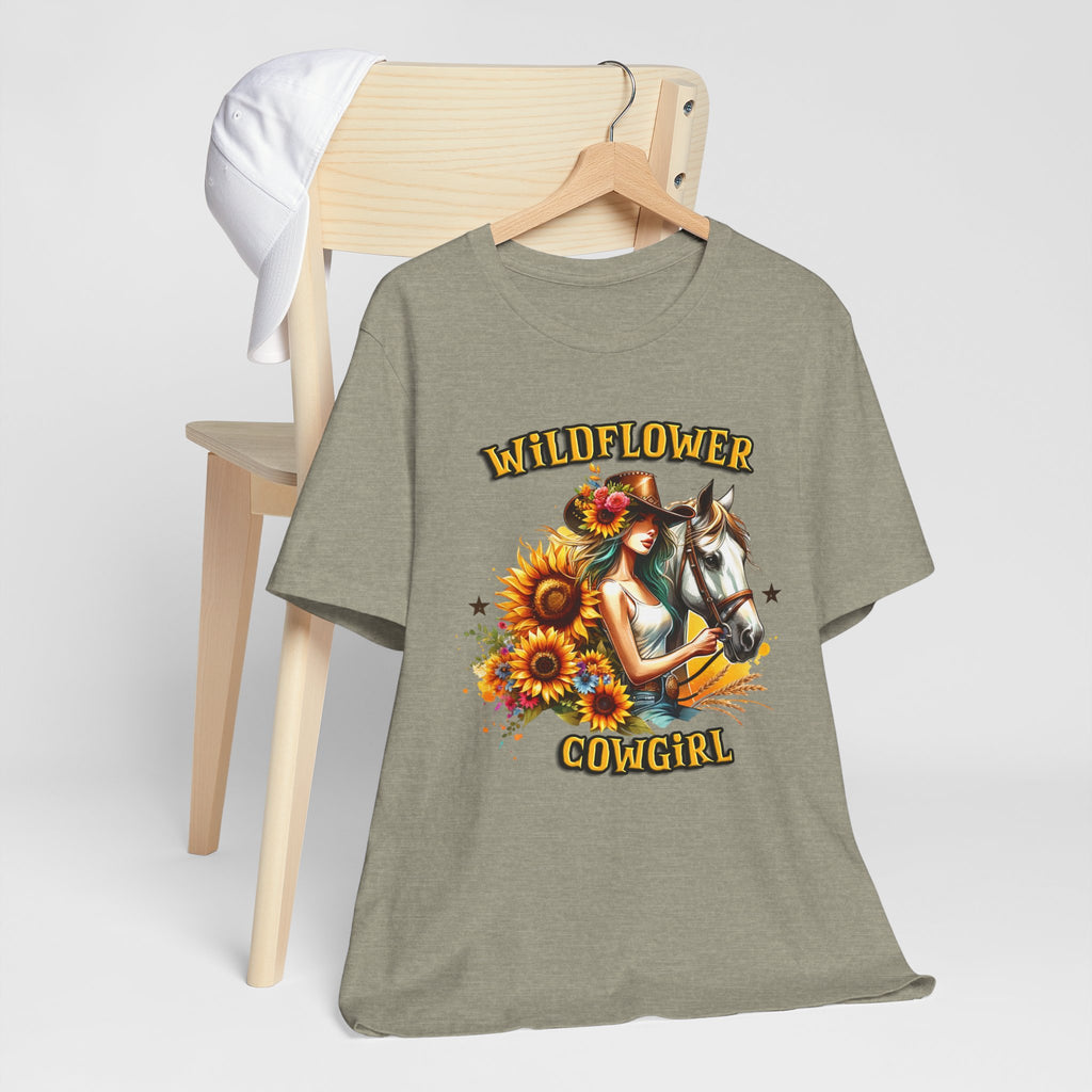 Western Wildflower Girl Jersey Short Sleeve Tee