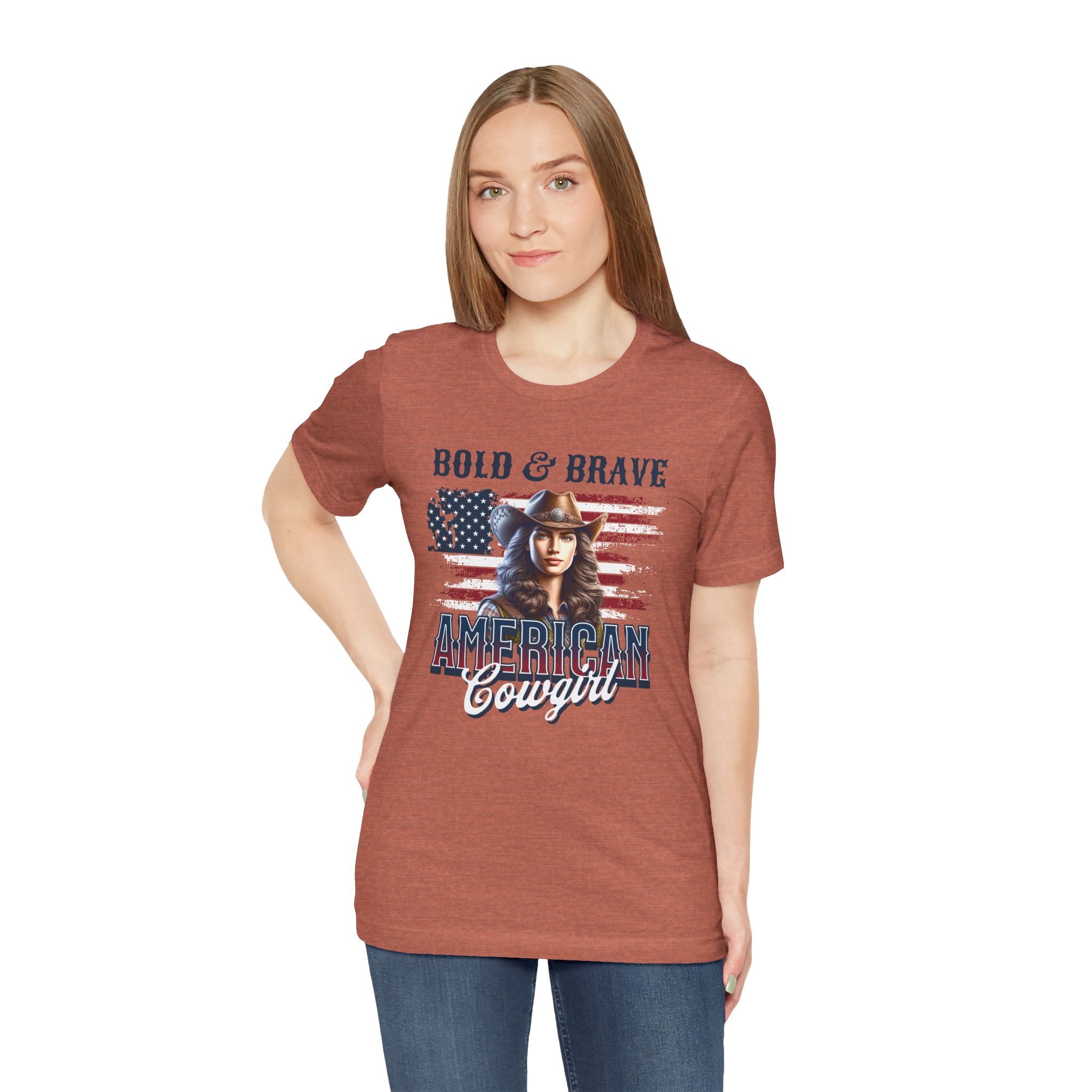 Bold & Brave American Cowgirl Unisex Jersey Short Sleeve Tee