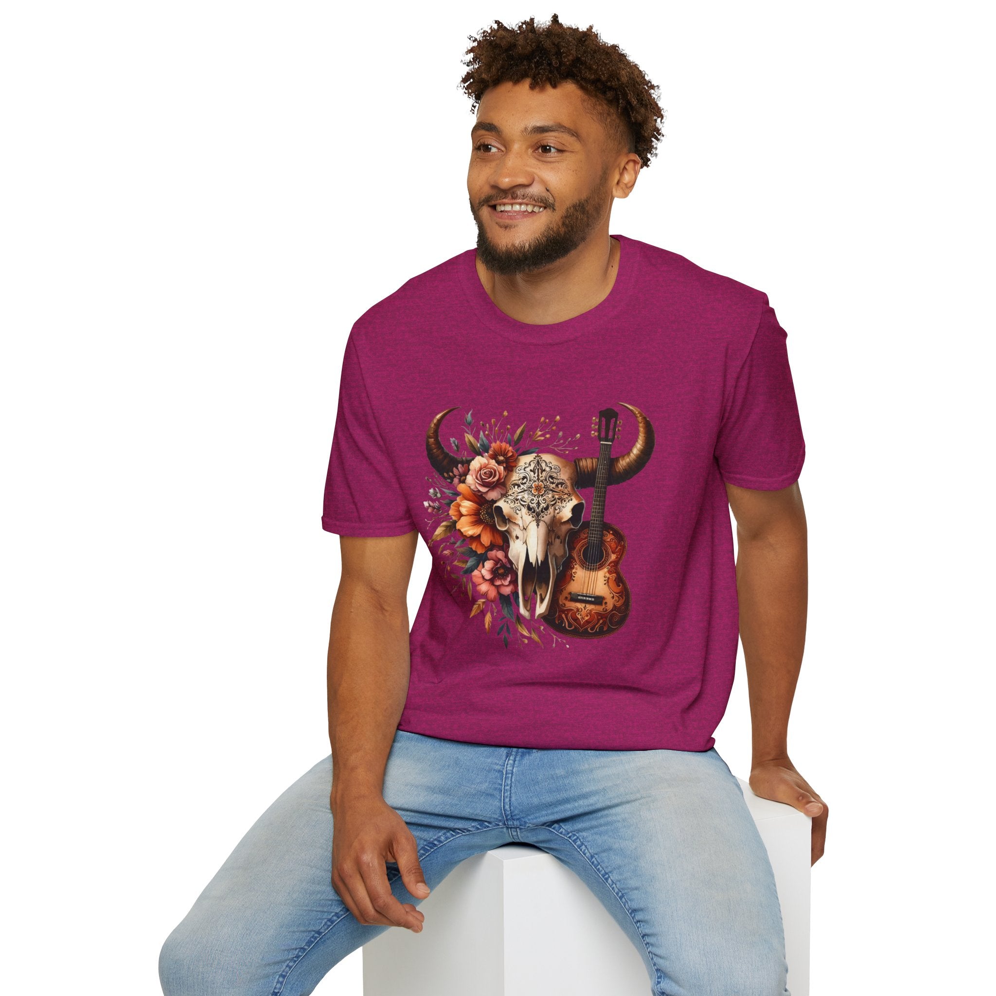 Western Skull Unisex Soft style T-Shirt