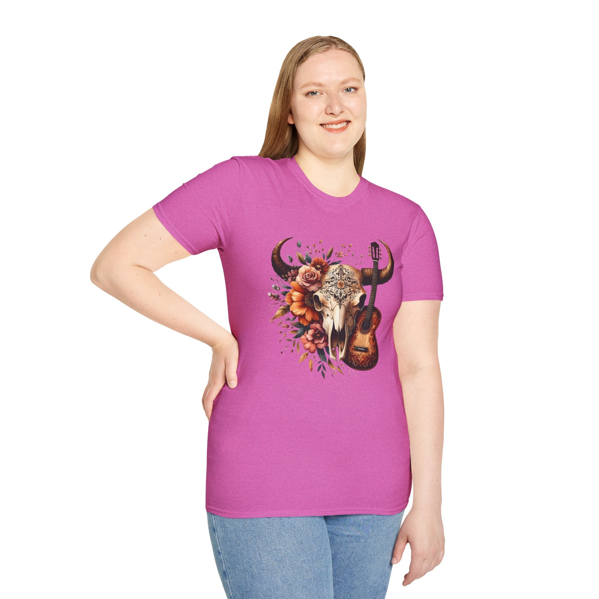 Western Skull Unisex Soft style T-Shirt