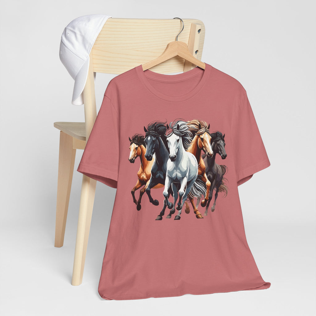 Wild Horse Western Tee — Custom Rodeo-Inspired Graphic T-Shirt