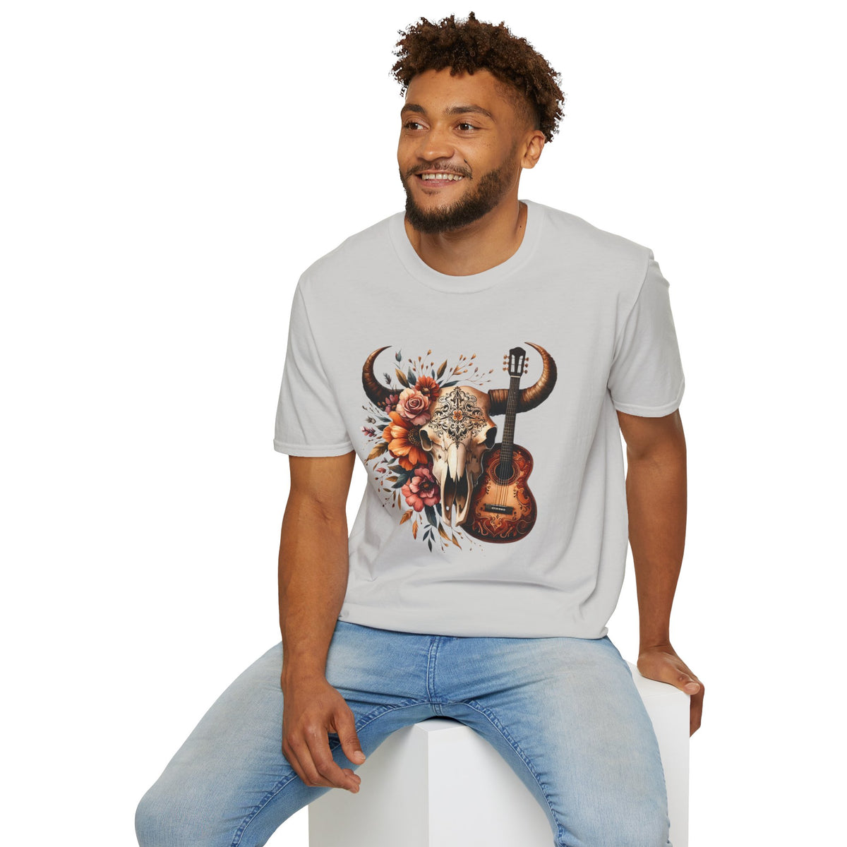 Western Skull Unisex Soft style T-Shirt