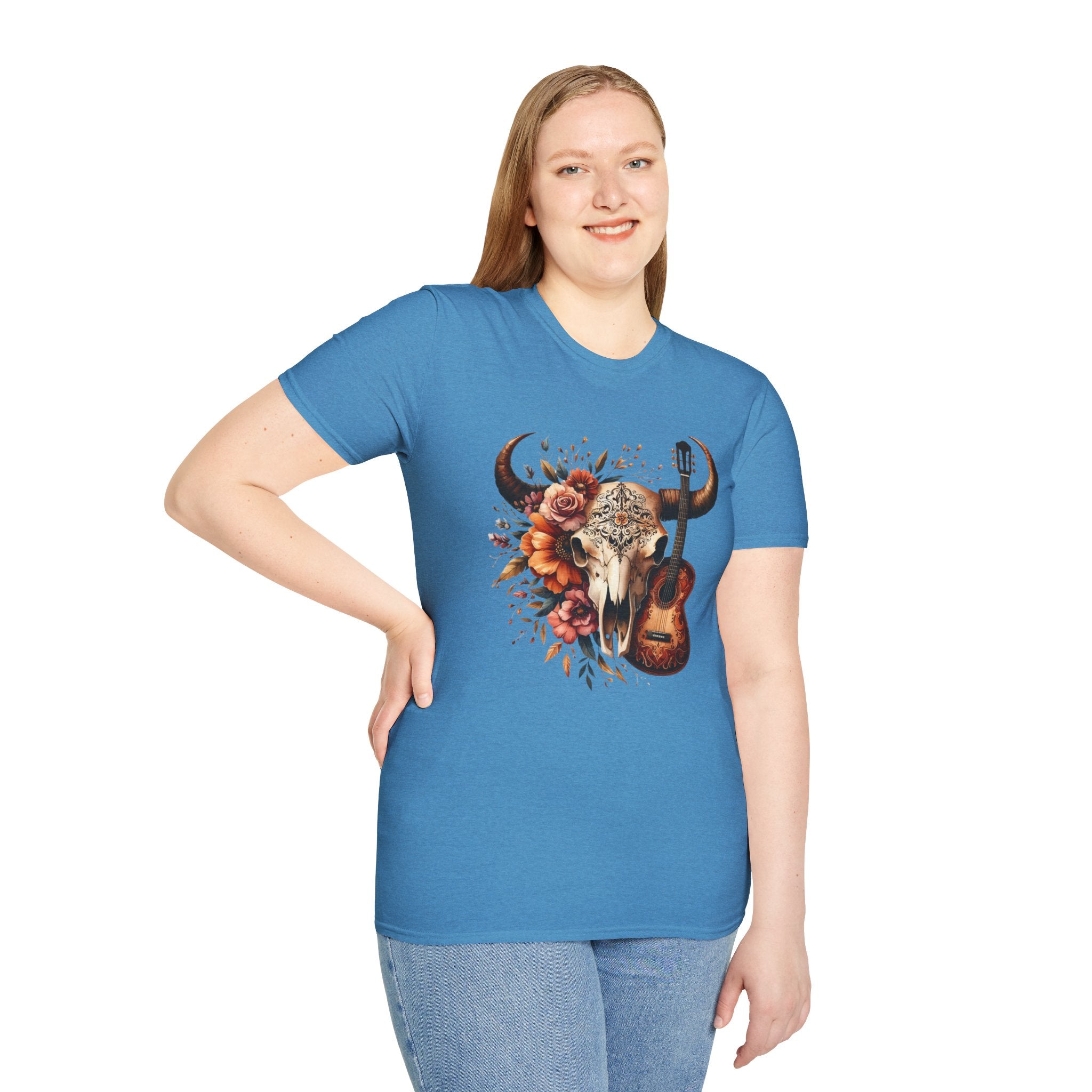 Western Skull Unisex Soft style T-Shirt