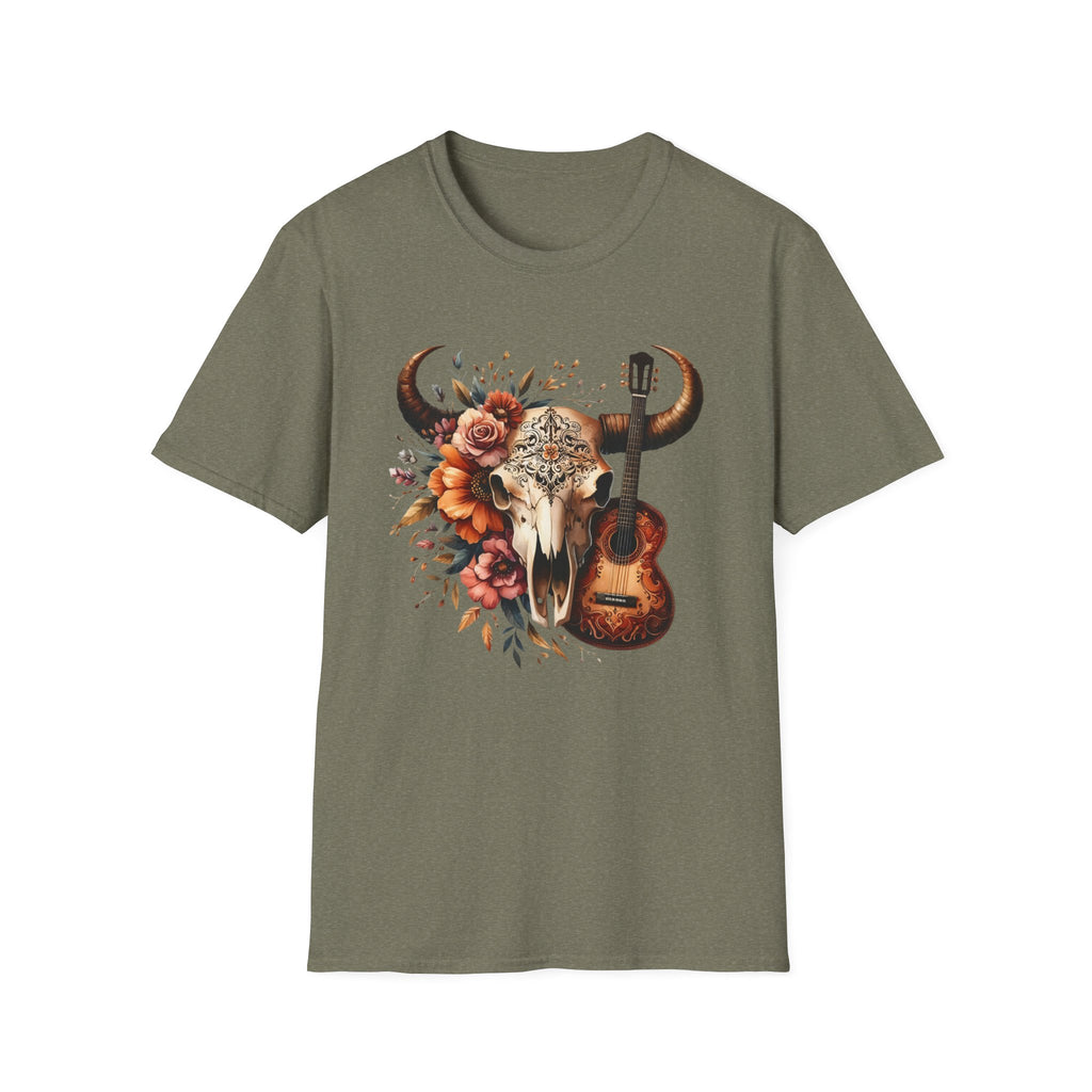 Western Skull Unisex Soft style T-Shirt