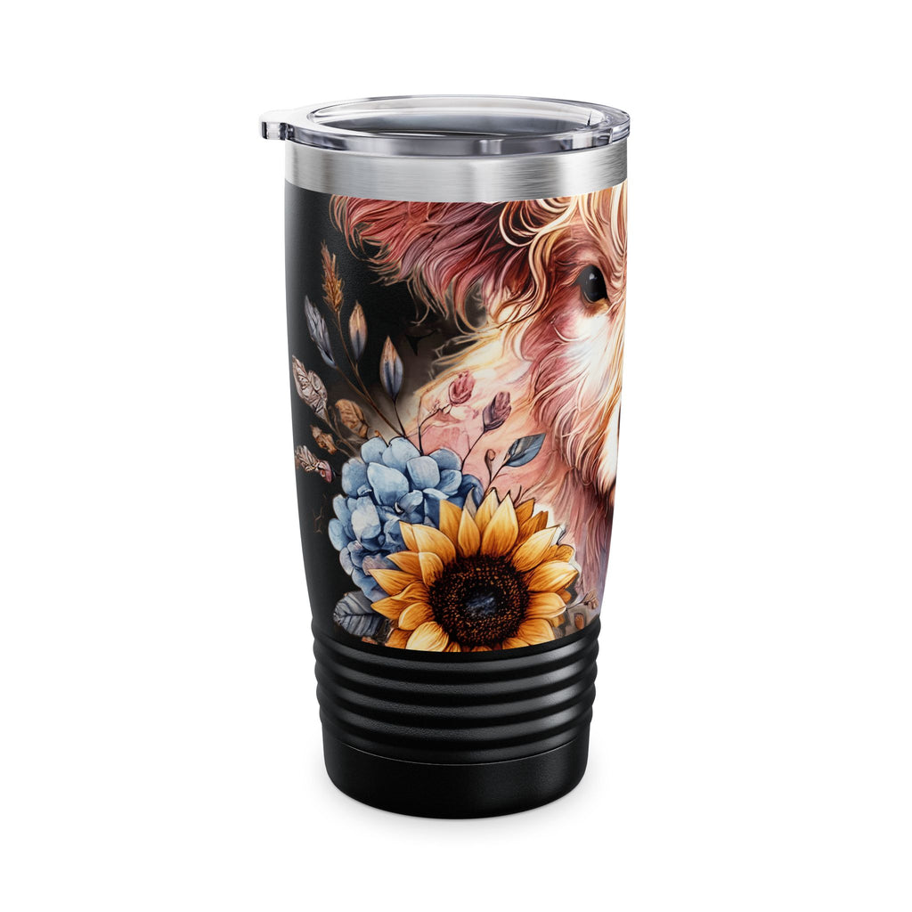 Highland Cow "Gigi" 20oz Ringneck Tumbler