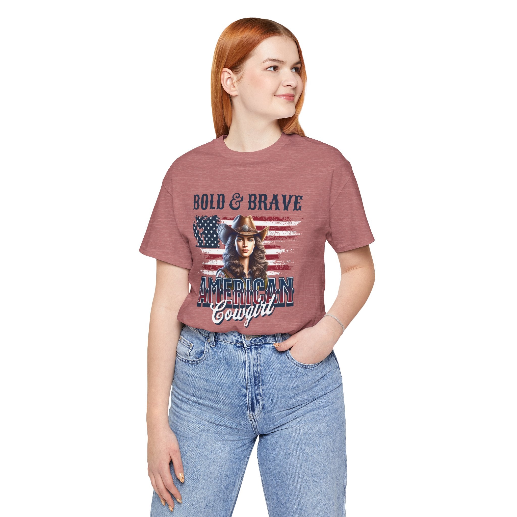 Bold & Brave American Cowgirl Unisex Jersey Short Sleeve Tee