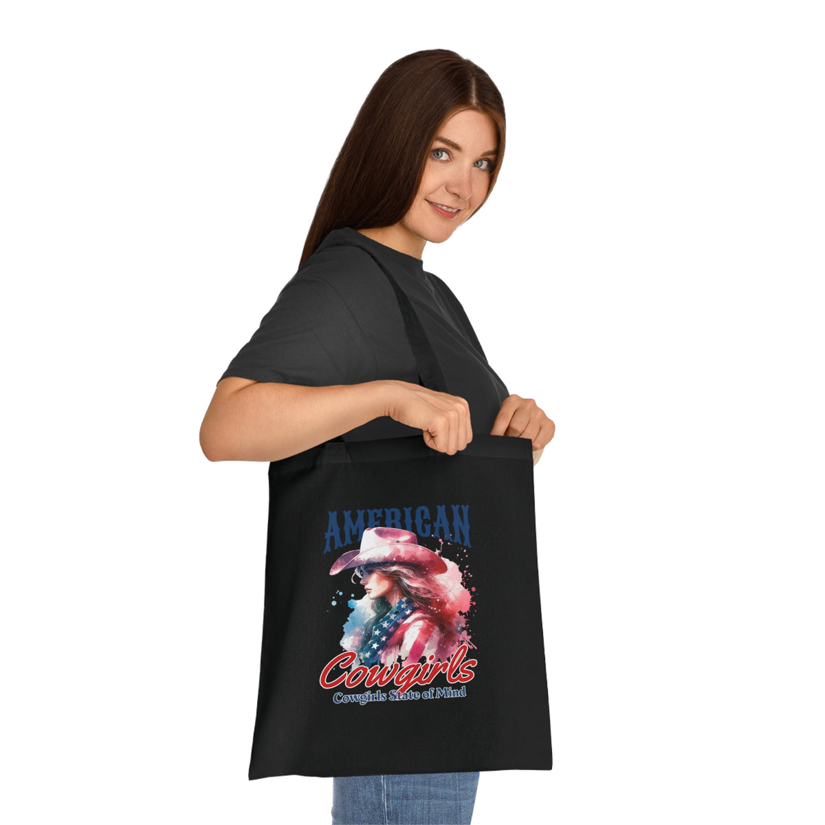 America Cowgirls Cotton Tote