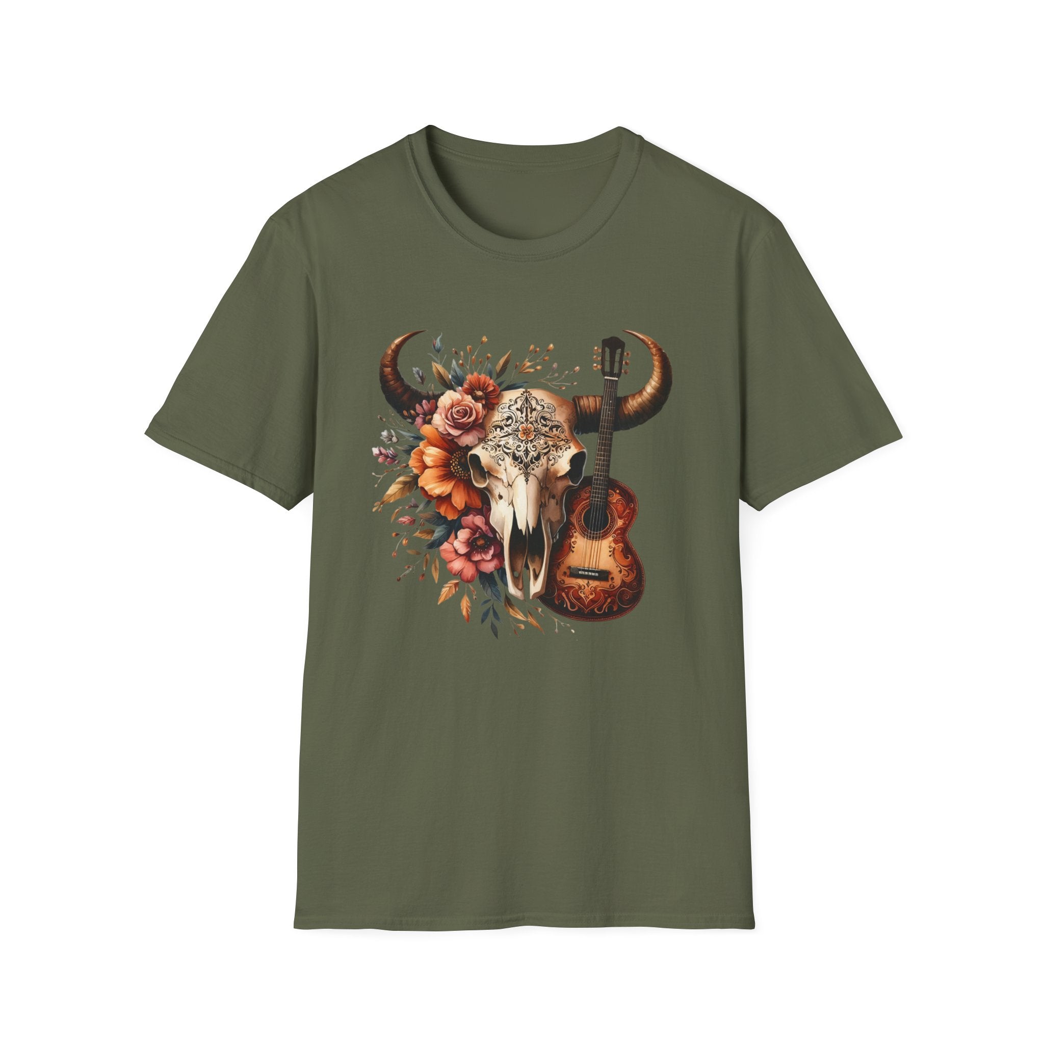 Western Skull Unisex Soft style T-Shirt