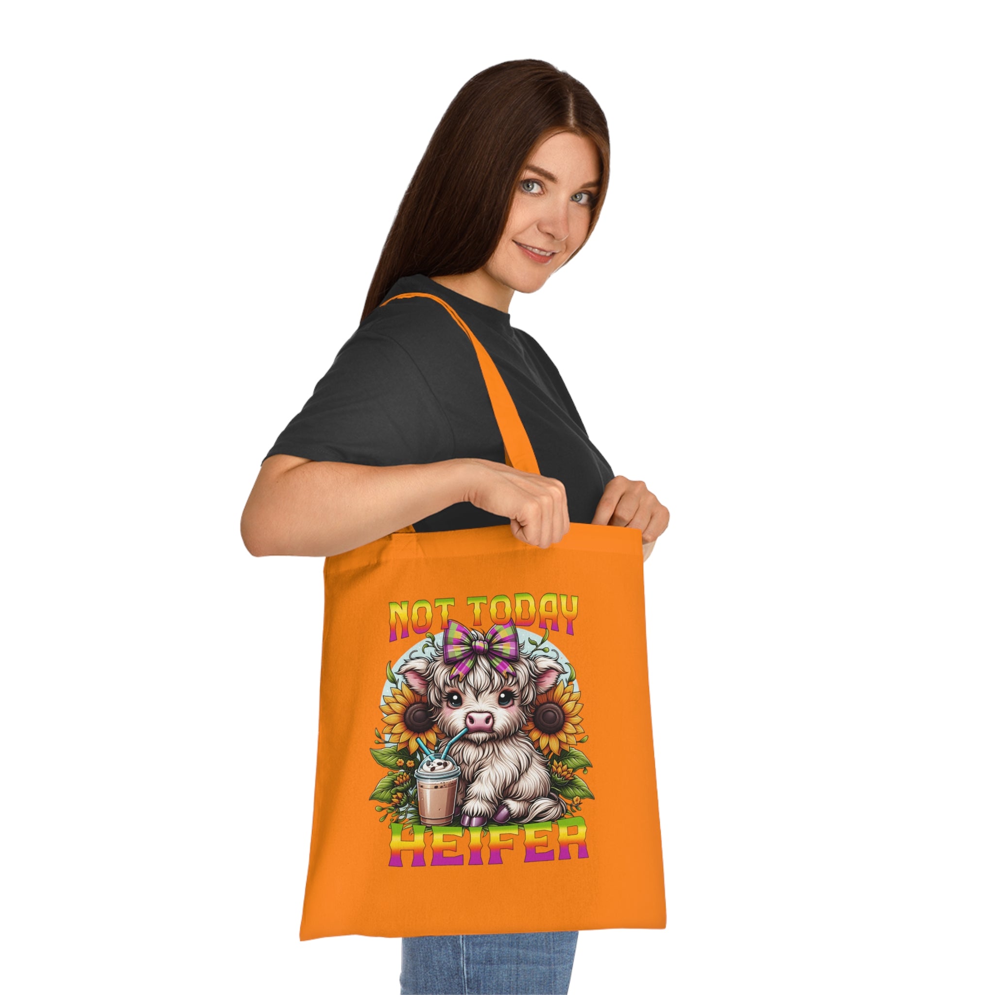 Not Today Heifer Cotton Tote