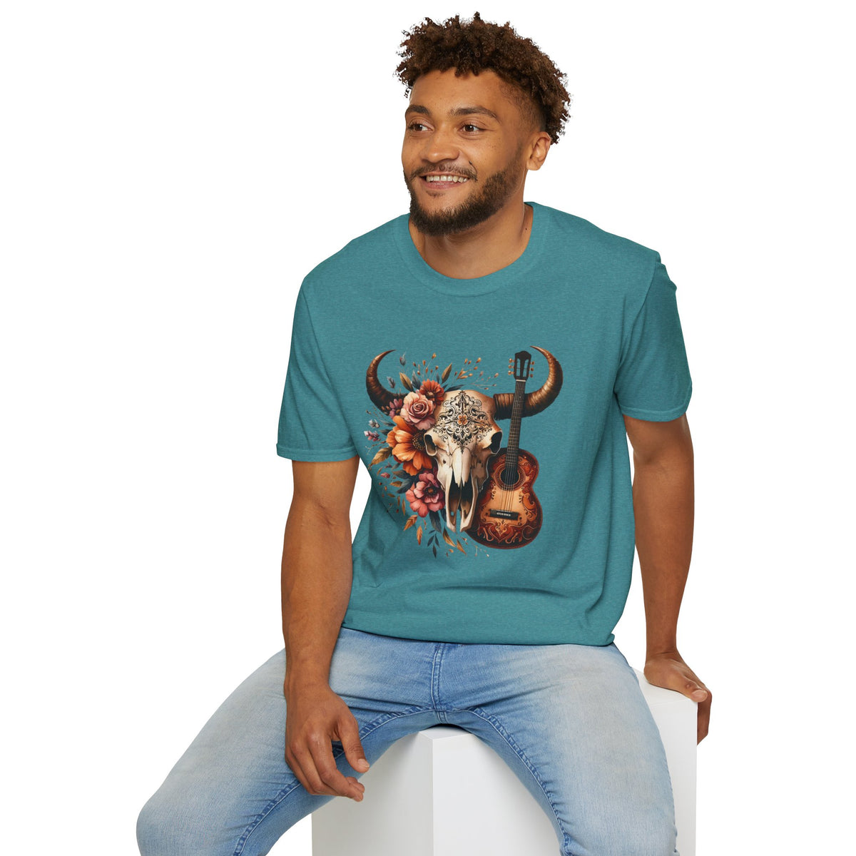 Western Skull Unisex Soft style T-Shirt