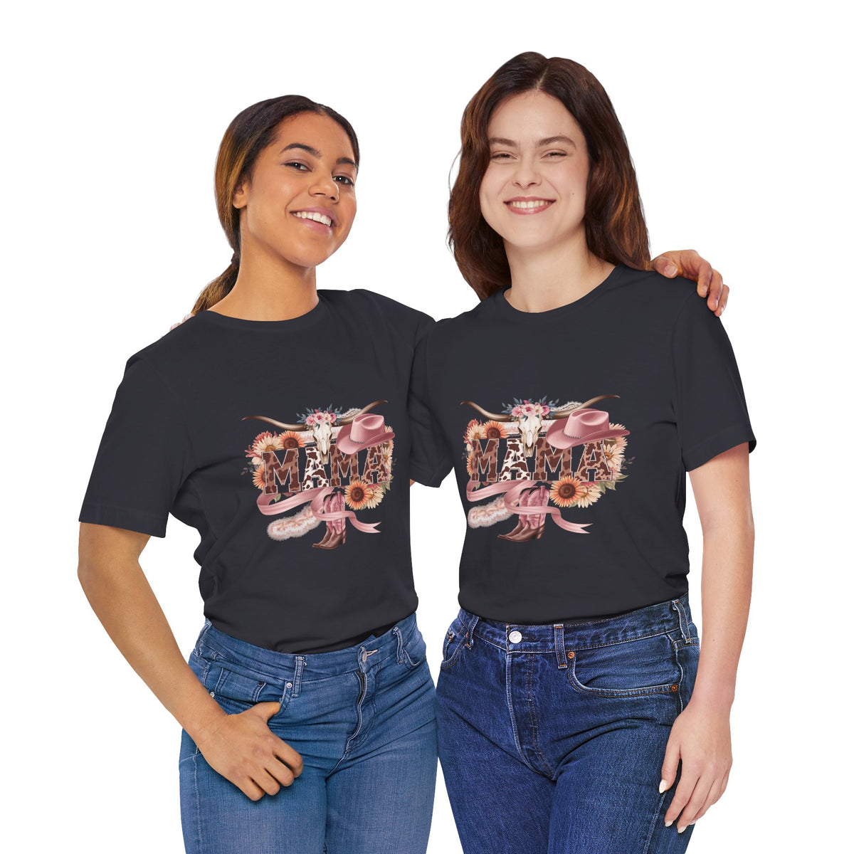 Western 'MAMA' Jersey Tee — Mama Graphic T-Shirt