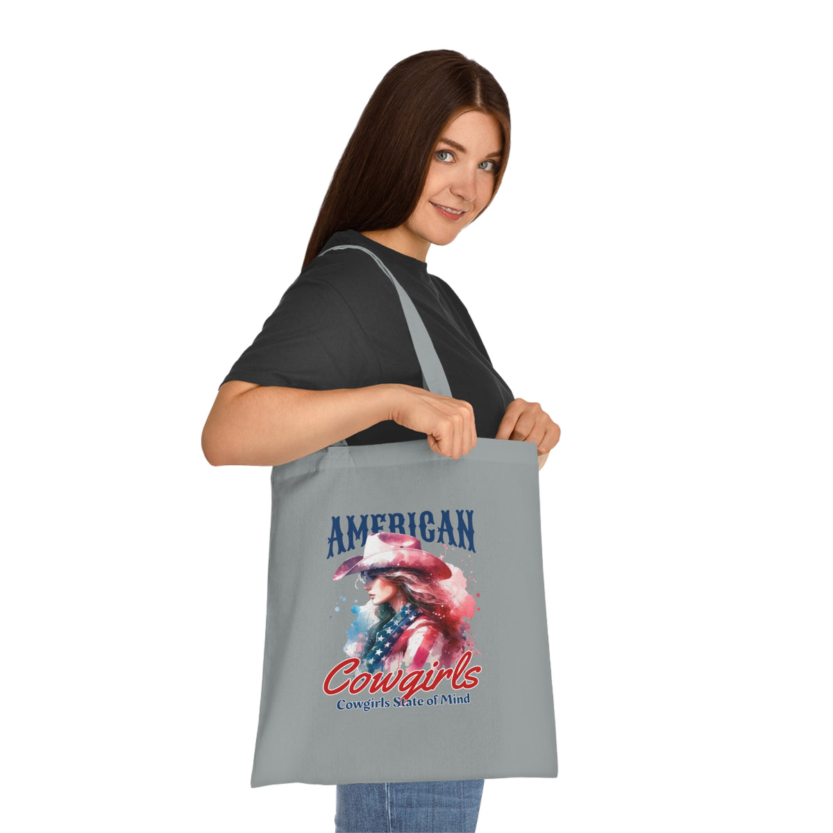 America Cowgirls Cotton Tote