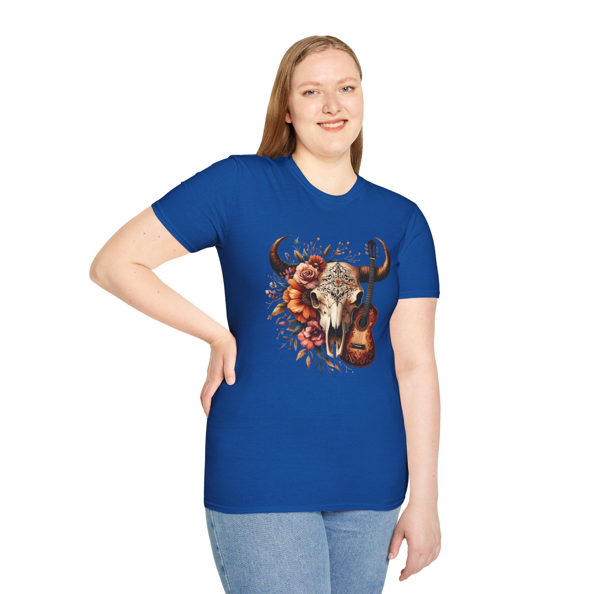 Western Skull Unisex Soft style T-Shirt