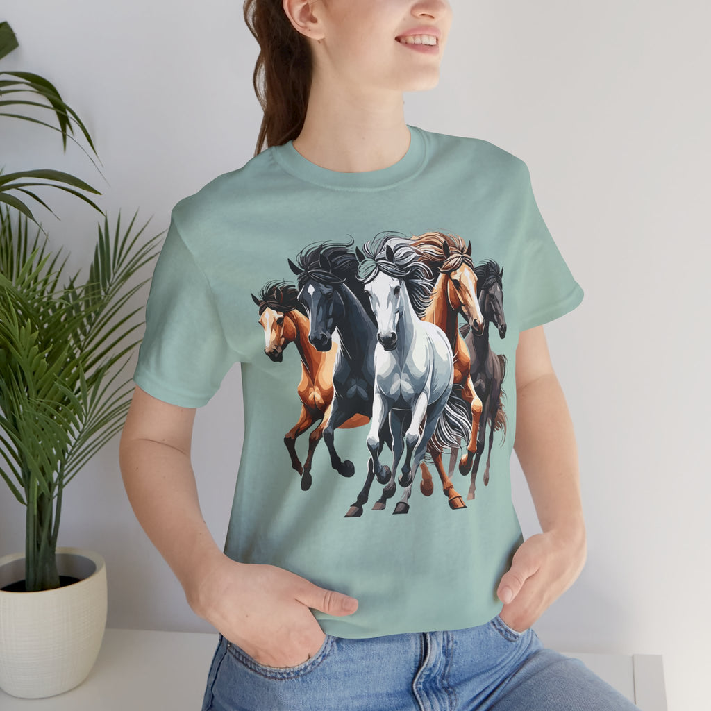 Wild Horse Western Tee — Custom Rodeo-Inspired Graphic T-Shirt