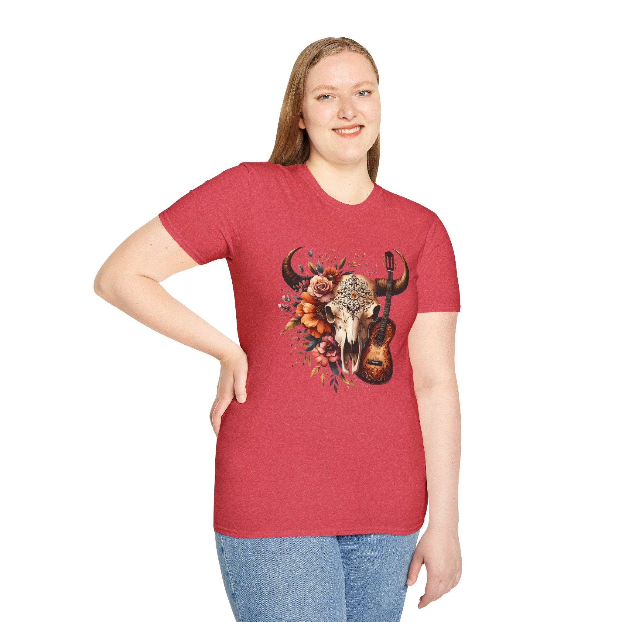 Western Skull Unisex Soft style T-Shirt