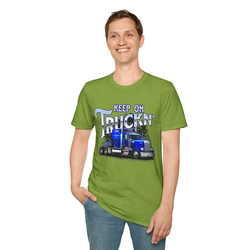 Keep On Truckn Trucker Soft Style T-Shirt