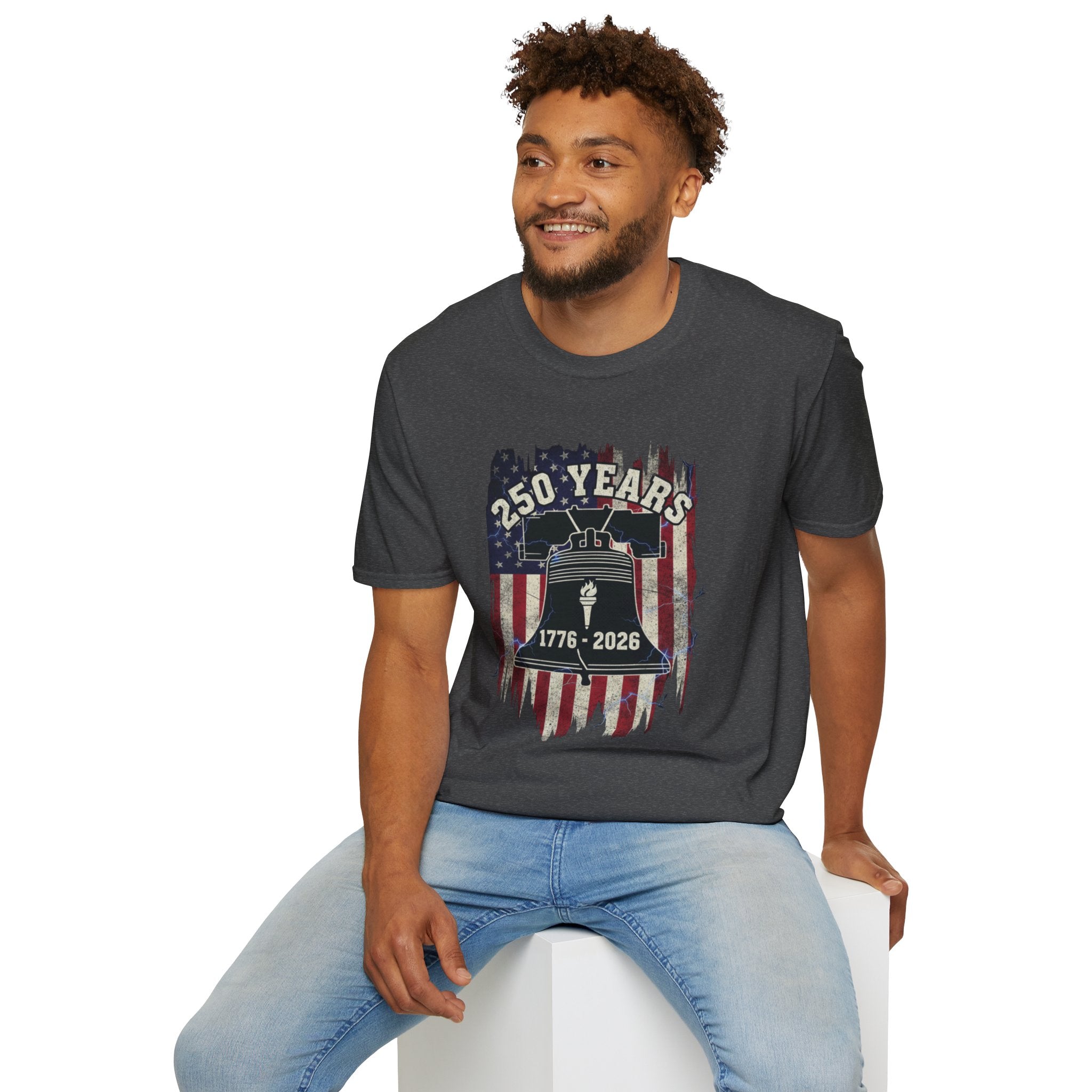 1776 To 2026 250 Years of America Unisex Softstyle T-Shirt