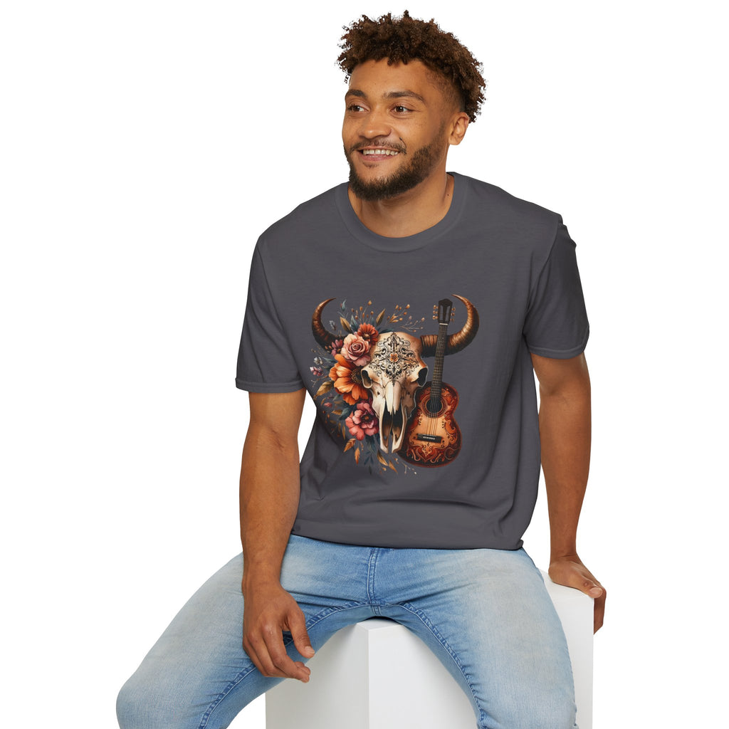 Western Skull Unisex Soft style T-Shirt
