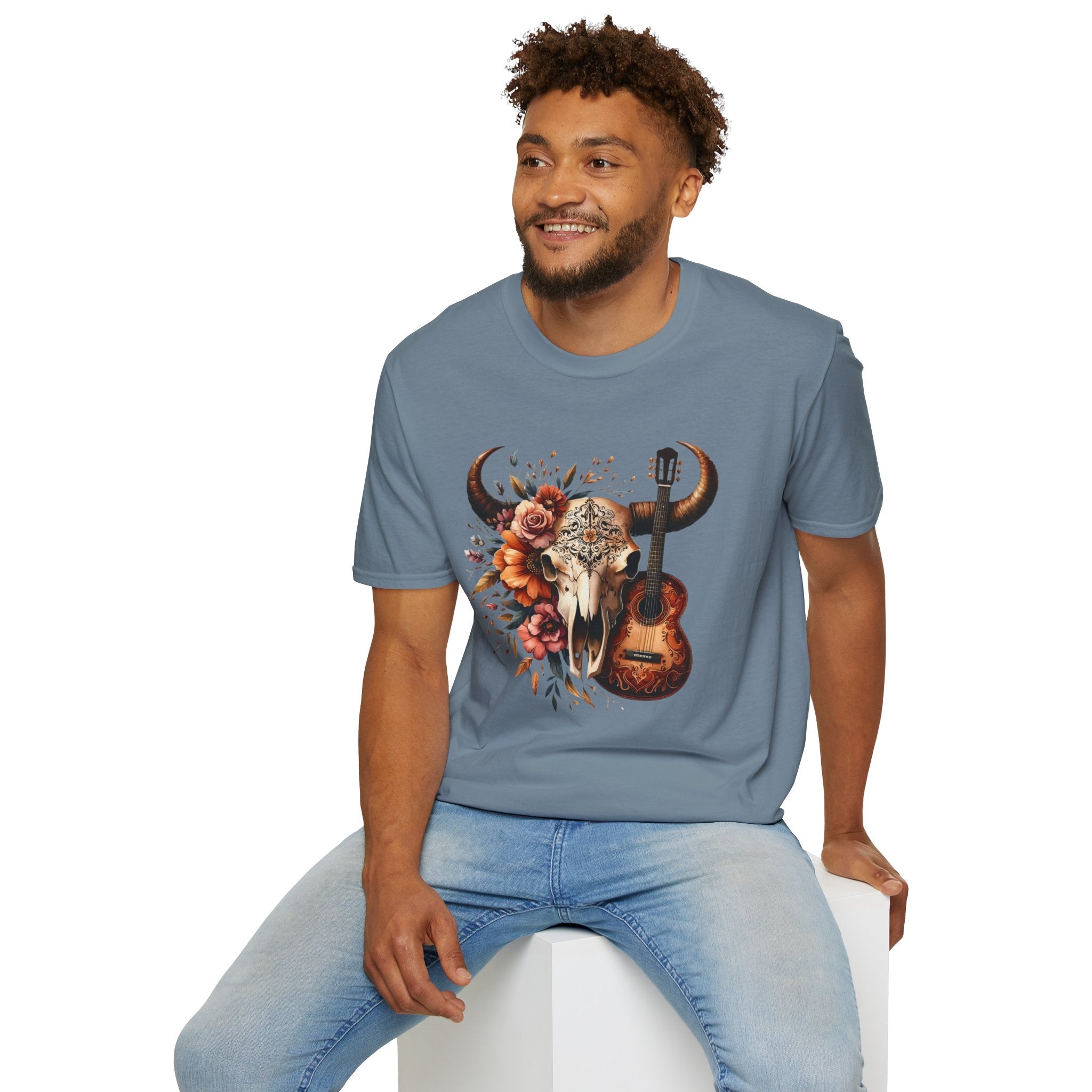 Western Skull Unisex Soft style T-Shirt