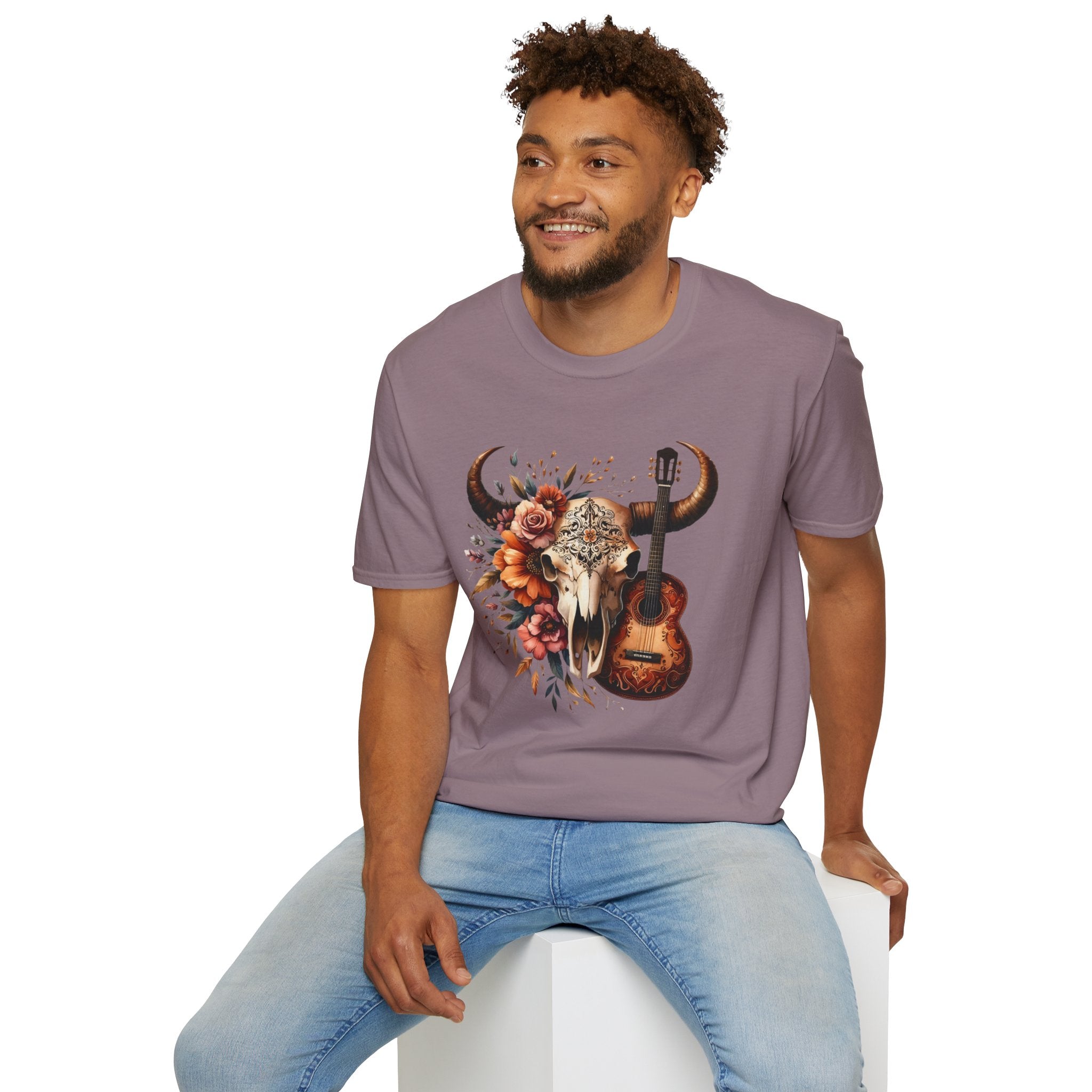 Western Skull Unisex Soft style T-Shirt