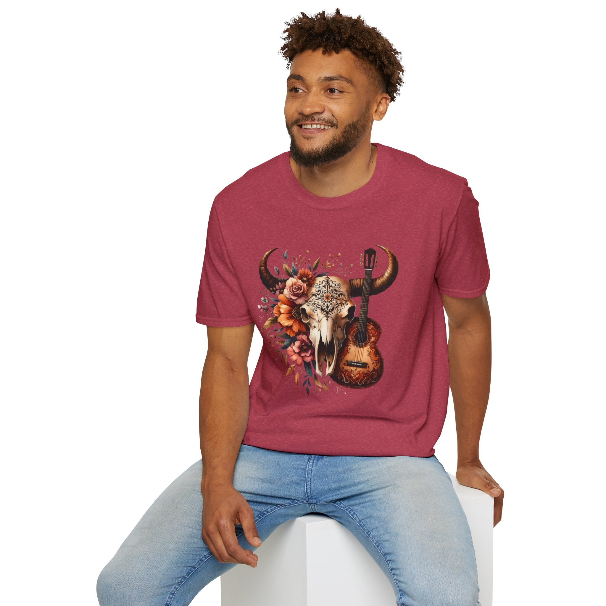 Western Skull Unisex Soft style T-Shirt