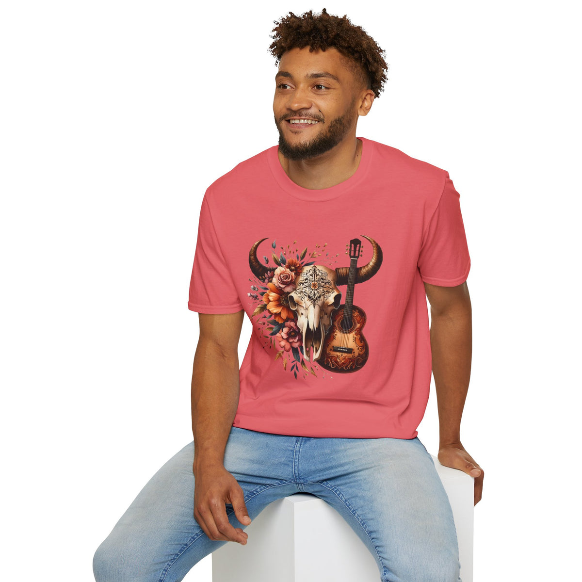 Western Skull Unisex Soft style T-Shirt