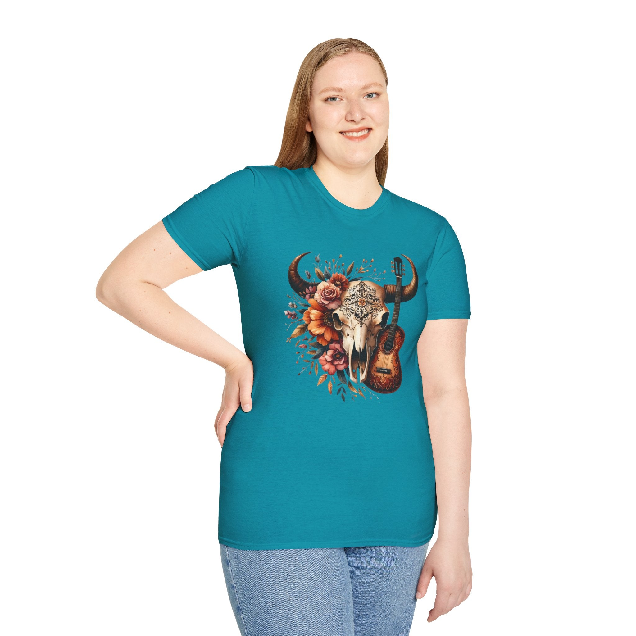 Western Skull Unisex Soft style T-Shirt