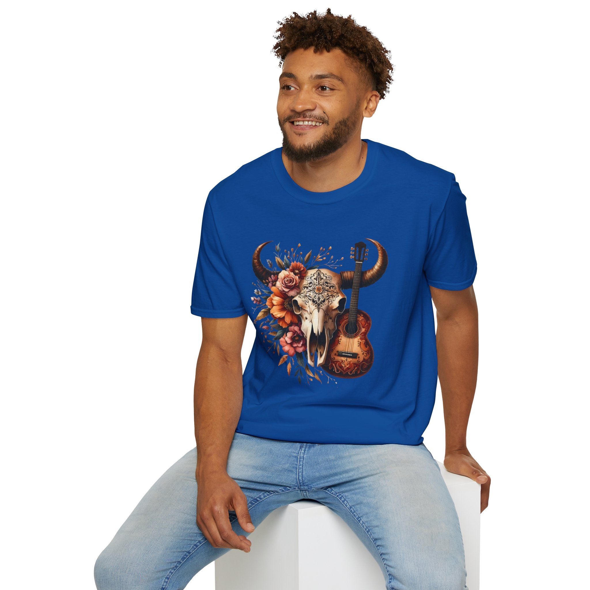 Western Skull Unisex Soft style T-Shirt