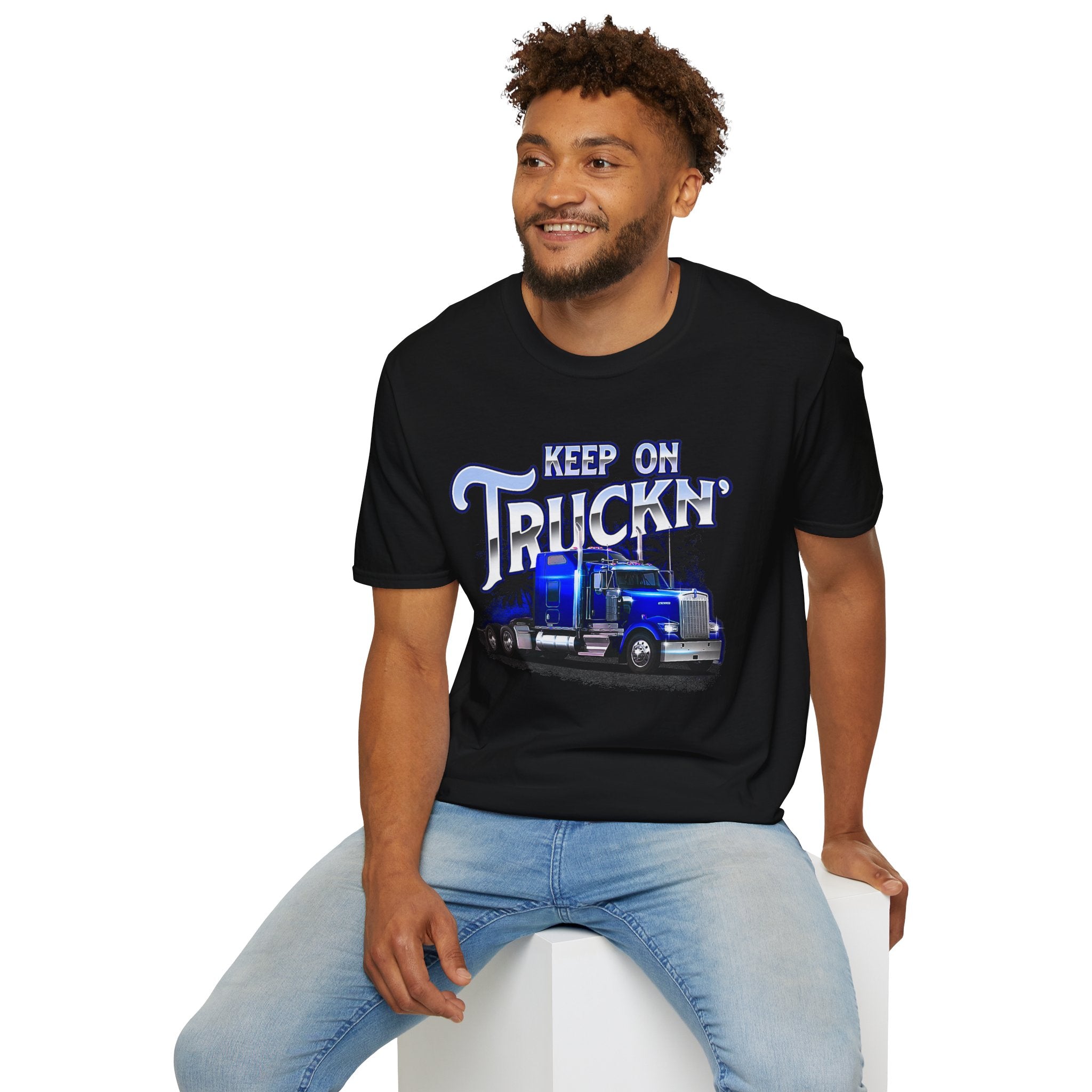 Keep On Truckn Trucker Soft Style T-Shirt