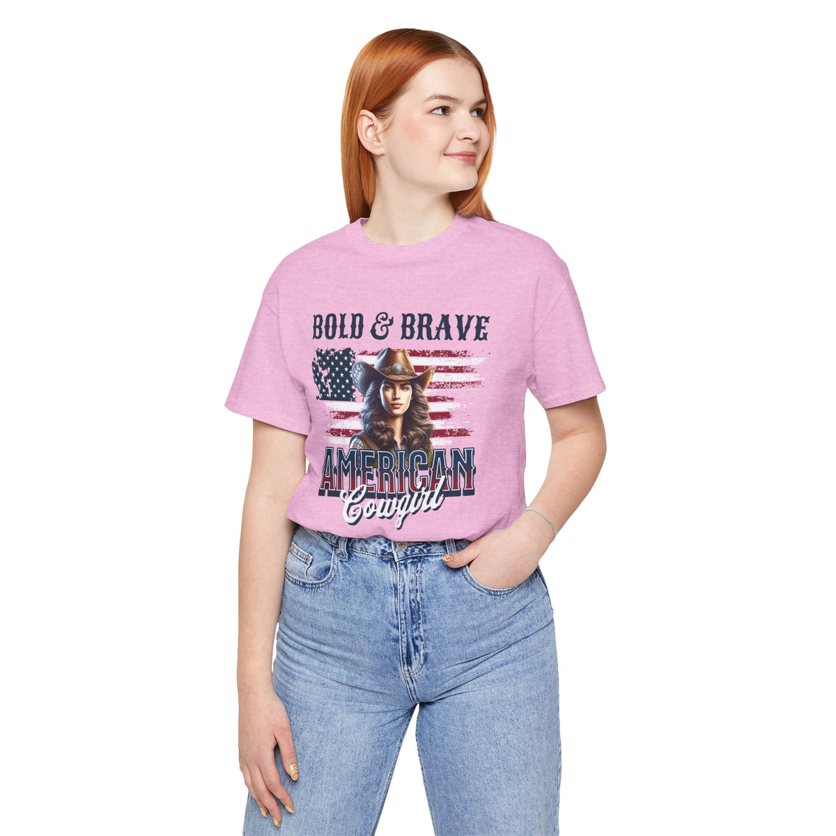 Bold & Brave American Cowgirl Unisex Jersey Short Sleeve Tee